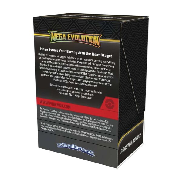 Pokemon TCG: Mega Evolution Booster -bundel (6 Inpakken) - Afbeelding 2
