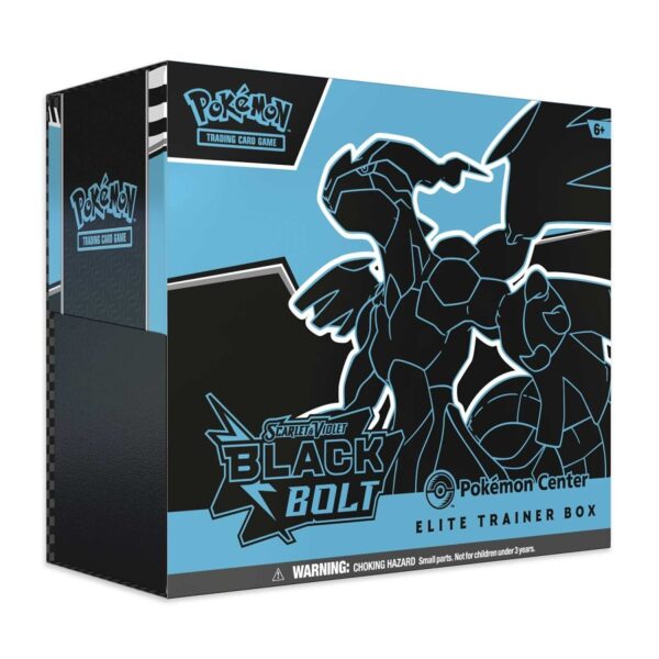 Pokemon TCG Scarlet en Violet Black Bolt Pokemon Center Elite Trainer Box
