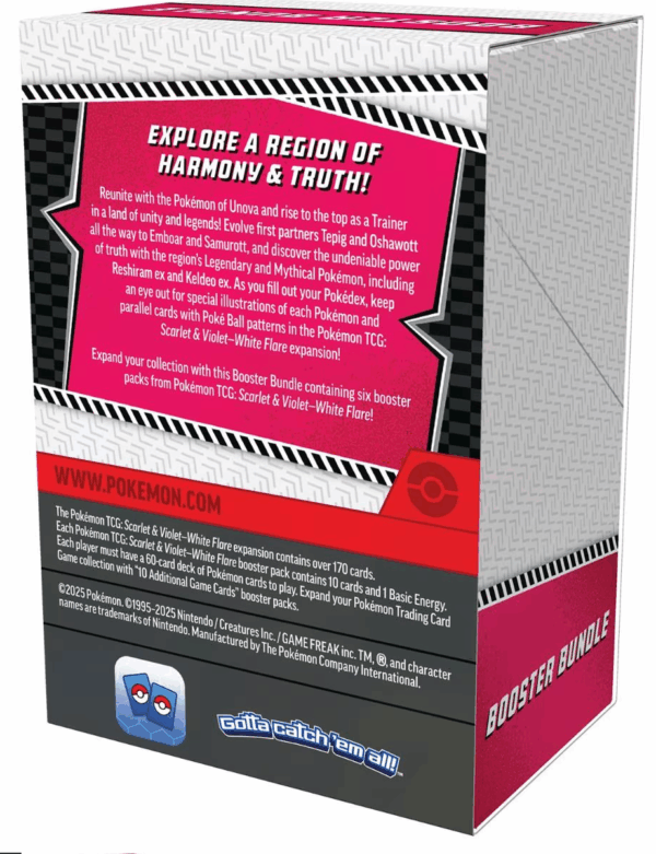 Pokemon Scarlet and Violet White Flare Booster Bundle ENG - Afbeelding 3