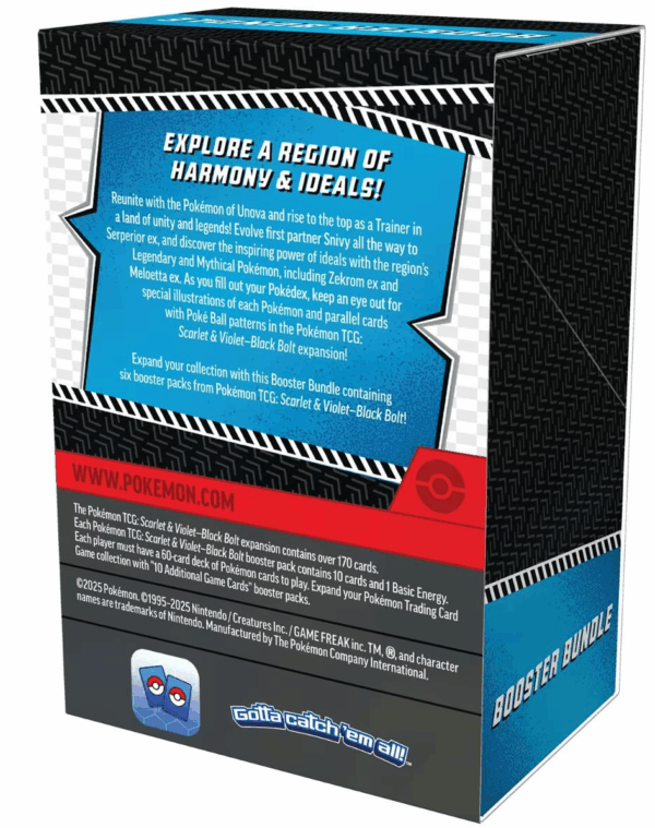 Pokemon TCG Scarlet en Violet Black Bolt Booster Bundle Eng - Afbeelding 2