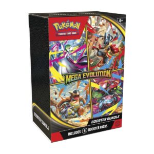 Pokemon TCG: Mega Evolution Booster Bundle (6 Packs)