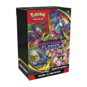 Pokemon TCG: Mega Evolution Phantasmal Flames Booster Bundle (6 Packs) ENG